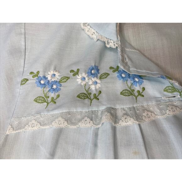 Vintage PHILMAID Two Piece PAJAMA SET SIZE 36 Embroidered M/ L Daisy Women’s - Picture 12 of 16